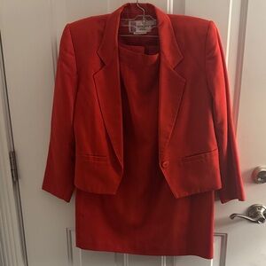 Prophecy Vintage Red Blazer and Skirt